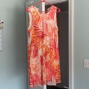 Calvin Klein multi color dress